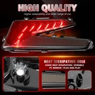 Red Rear Led Tail Light Assembly   Laser Led Whip Lights For Can-am Maverick X3 