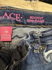 The Children s Place Girls Bootcut Blue Denim Jeans Size 10 Pockets Button