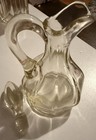 Pair Of Cruets  Early American Pressed Glass  Cruets  Regency  Victorian