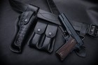Colt 1911 Custom Made Leather Holster   Vintage Look  Unique Design  Retro Style