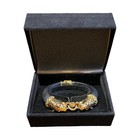 22 Karat Gold Plated Duchess Of Windsor Panther Bracelet Ruby The Franklin Mint 