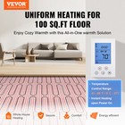 100 Sqft Electric Radiant Floor Heating System Heat Mat With Thermostat