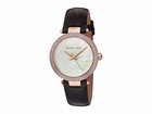 Michael Kors Mini Parker Mother-of-pearl Rose Gold Tone Leather Watch Mk2591 Nib