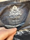 Twilight Saga Eclipse Edward Shirt Womens Med  2010 All Over Print Gray Movie