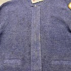 Vintage Navy Blue Us Mail Postal Service Made In Usa Zip Up Sweater Size Large