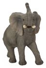 12  H Walking Elephant Decor Wild Animal Statue Garden Decor Resin Garden Statue