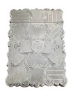 Great English Sterling Birm victorian Architectural Nathaniel Scott Card Case