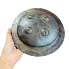 Vintage Old Antique Brass God Temple Shield Rare Wall Home D  cor   Collectible