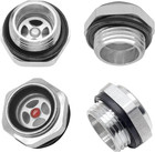 4pcs Air Compressor Oil Sight Glass 1 2 Inch Npt Oil Liquid Level Gauge Male Thr