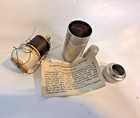 Antique In-spool Emergency Sewing Kit Pat Jan 9 1912 Aluminum Thimble Case