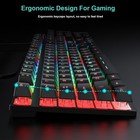 Rgb Gaming Keyboard Mouse Combo Wired Backlit Led Mechanical Feel Pc Laptop Set