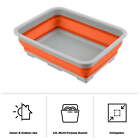 Collapsible Multiuse Wash Bin- Portable Wash Basin dish Tub ice Bucket