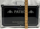 Patron Tequila Metal Silver Storage Box Suitcase 14 X 10 X 5 Barware