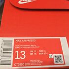 New Mens Nike Air Presto Tie Dye Shoe Ct3550 200 Pearl White Bright Spruce 13