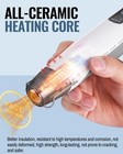 7 2 V Mini Cordless Heat Gun 680    Hot Air Gun W reflector Nozzle 3 Temp Settings