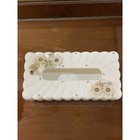 Vintage 1950 s Menda Co  Retro Grandmacore Floral Bathroom 3 Piece Set