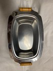 Krome Kraft Farber Bros  Stainless Serving Dish   Bread Tray
