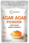 Agar Agar Powder 1lb   Vegan Gelatin Substitute   Unflavored Thickener For Cooki