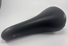 Sella Italia Turbo Perforated Black Leather Saddle C 1987 Vintage Bike