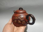Chinese Zisha Teapot Health Pot Trays Carved Sculpted Engraved Relief Embossed