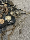 Pocket Watch Chain Fob Lot Victorian   Watch Lot Cool Pieces Sold Together 