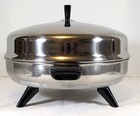 Vintage 1970 s 80 s Farberware 310-b Electric Skillet  Aluminum Clad Steel