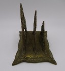 Vintage Solid  Brass Desktop Letter Holder Victorian Style