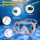 Snorkel Set Full Face Snorkel Mask 180   Panoramic Anti-fog Scuba Diving Mask
