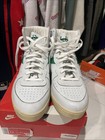 Diadora Mi Basket High Vintage Distressed Green white Brand New Size 12