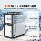 Air-cooled Industrial Water Chiller 6hp 16 Gal 60l For Water Cooling