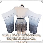 Women Ethnic Sheer Kimono Yukata Robe Bathrobe Japanese Chiffon Mesh Sexy