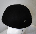 Vintage Women s Black Felt Hat Beautiful Pin 20th Century Cinema Theater N6c