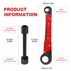 Plumbing Tool Angle Stop Wrench Angle-on Wrench Kit Plumbers Wrench Removal Tool