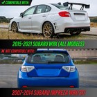 Clear Lens Tail Light Red Led  left   Right  Pair For 15-21 Subaru Wrx Sti Va