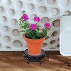  Resin Wooden Holder Pallet Tall Asian Vase Stand Bowl Display Chinese Plant