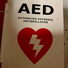 Philips Heartstart Onsite Aed Box Holder Non Alarmed   Aed Large Wall Sign Used