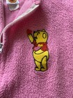 Vtg Winnie The Pooh Disney Pajamas One Piece Footie Kids Sz 8 Usa Made 80s 90s