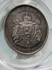 1905 Norway 2 Kroner Small Coat Of Arms Silver Coin Graded Au 55 By Pcgs