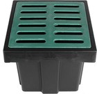 18x18x15 In Drainage Catch Basin Debris Basket For Patios  Downspouts  Lawns