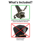 Mockingbird Single-to-double Stroller 2 0 Watercolor Drops   Black   M2101b-2131