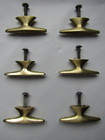12 Vintage Brass Door Pulls  Kitchen Cabinet Pulls  Drawer Pulls  Cabinet Knobs