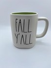 Rae Dunn Fall Y   all Coffee Mug Green Inside Artisan By Magenta Halloween