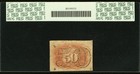 Fr  1317 Fractional 1863 Union Currency 50c  Civil War Second Issue  Pcgs Vf25