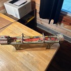 Antique Vintage 1930s Busy Bridge Wind Up Toy By Louis Marx   Co  Selling As Is