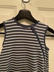 Woolino Sleep Sack Stripes White And Blue Zipper Wool And Cotton Size 6 18 Month