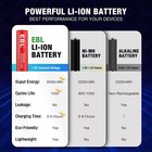 Ebl 1 5v Rechargeable Aa Aaa Lithium Batteries   Optional  Li-ion Charger Lot