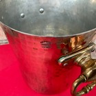 Williams Sonoma Champagne wine Chiller Copper   Brass Ice Bucket Made In France