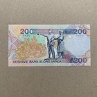 Low Serial Number Vanuatu 200 Vatu Banknote 1995 Gem Unc Currency
