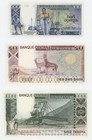 Mauritania 100  200   1000  Ouguiya 1975-77 P 3a  3b   3c Unc Not Issued New
