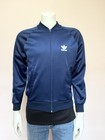 Vtg 70s 80s Adidas Atp Keyrolan Track Jacket S Made Usa Navy Trefoil 3 Stripe